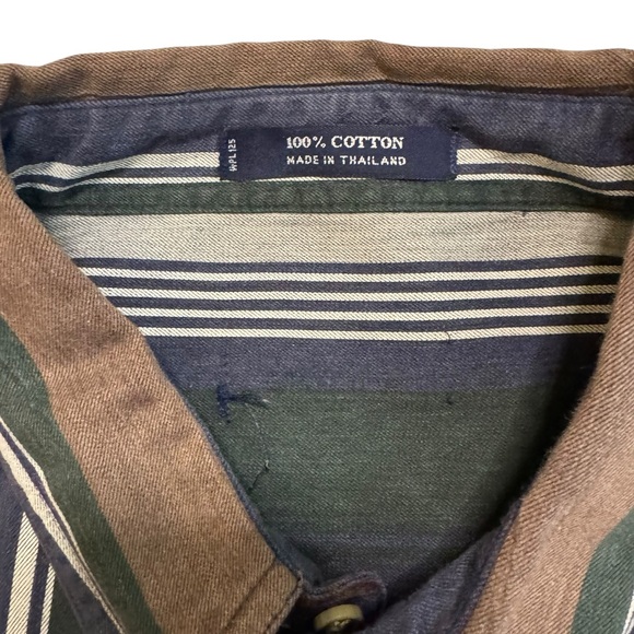 Chaps Ralph Lauren Men’s Vintage Multicolor Striped Long Sleeve Shirt Size XL? - Picture 3 of 7